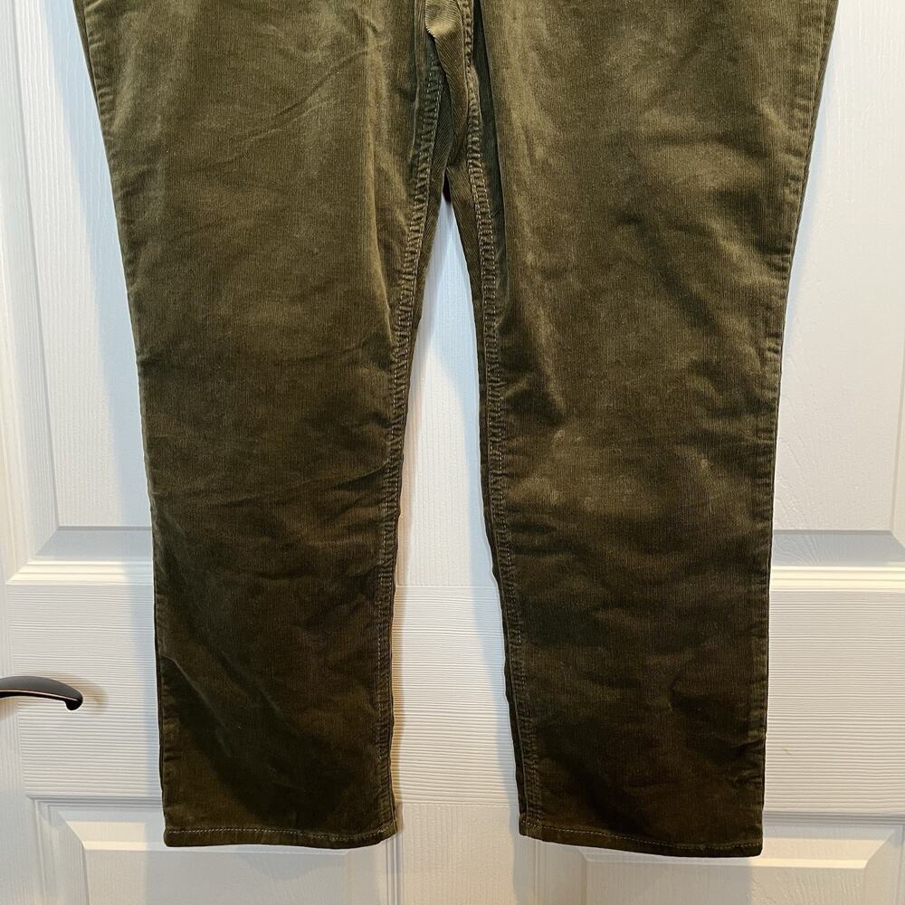 Kut from the Kloth 12P Rachael Fab Ab Mom Jean Corduroy Pants Moss High Rise - Picture 7 of 16